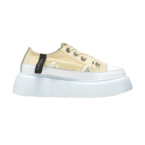 Matilda de lona baja beige
