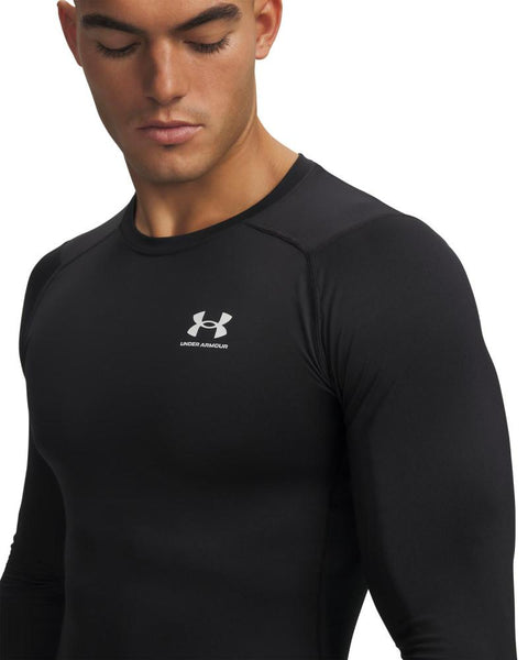 UA HG ARMOUR COMP LS Negro