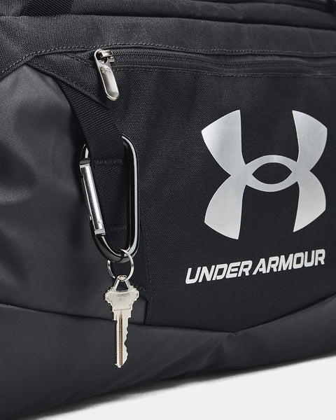 UA Undeniable 5.0 Duffle S Negro | Metallic Silver