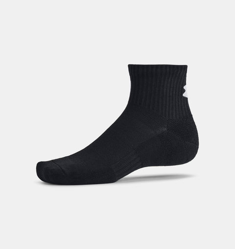 UA TC Quarter 3-pack Negro