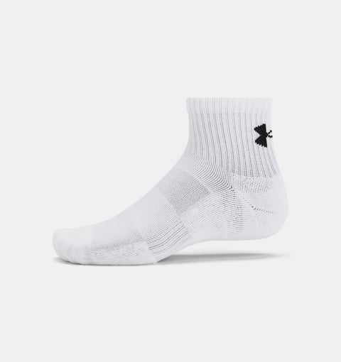 UA TC Quarter 3-pack Blanco