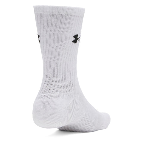 UA Performance Cotton 3P Crw Blanco