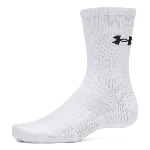 UA Performance Cotton 3P Crw Blanco