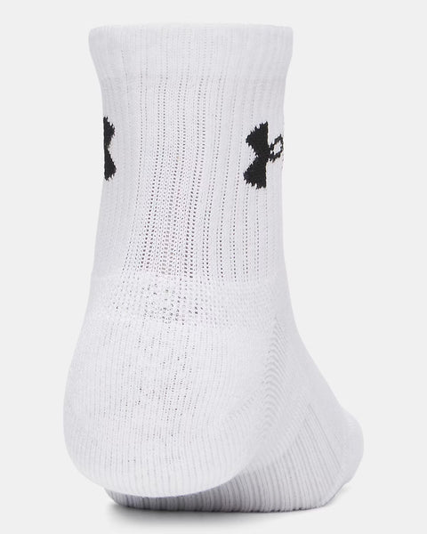 UA Performance Cotton 3P Crw Blanco | Steel
