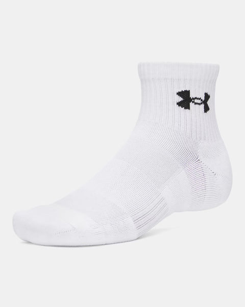 UA Performance Cotton 3P Crw Blanco | Steel