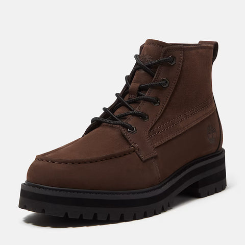Hayd Mid Lace Boot Dark Brown