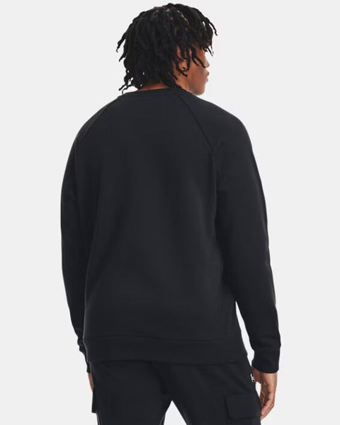 UA Rival Fleece Crew Negro