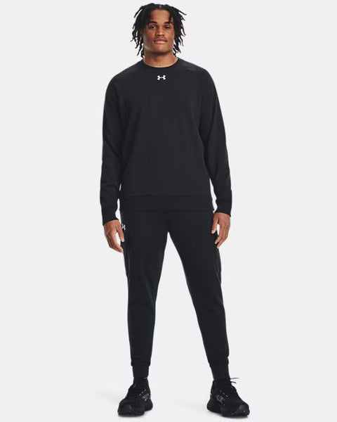 UA Rival Fleece Crew Negro