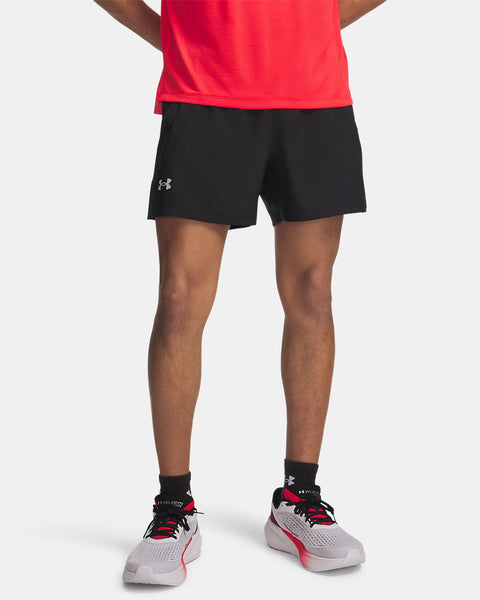 UA Launch 5'' Pantalones cortos Negro