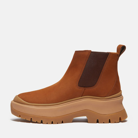 Roxie Lane Mid Chelsea Boot Rust | Nubuck
