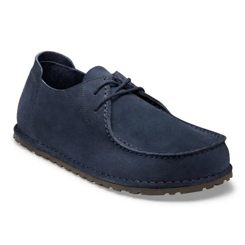 Utti de ante con cordones azul marino
