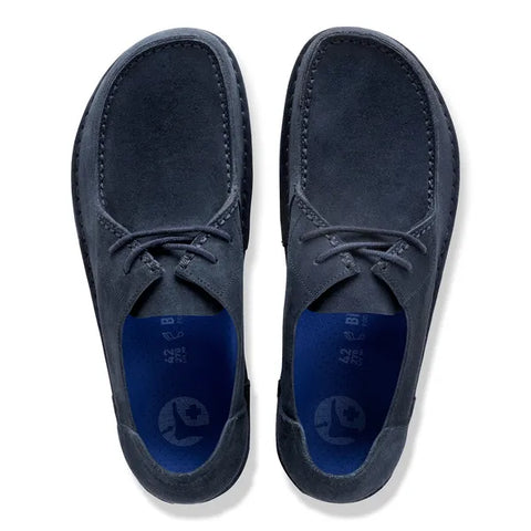 Utti de ante con cordones azul marino