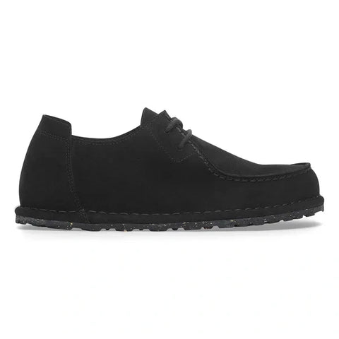 Utti de encaje de ante y cuero, negro nuevo