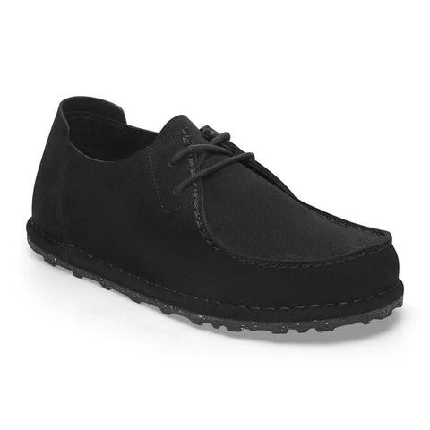 Utti de encaje de ante y cuero, negro nuevo