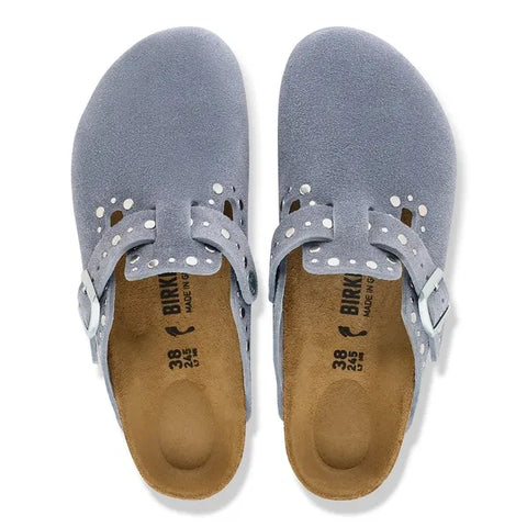 Boston con remaches LEVE azul piedra