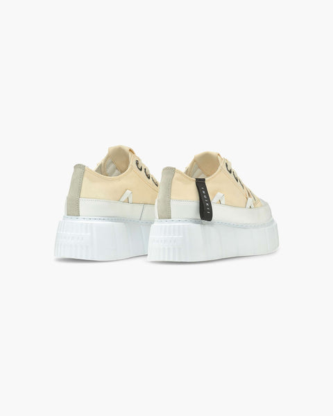 Matilda de lona baja beige