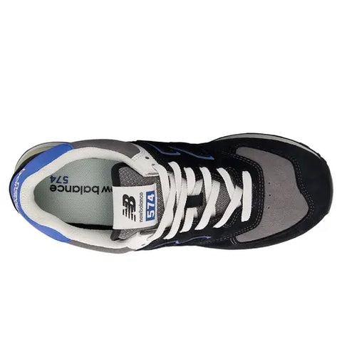 New Balance 574 Negro / Azul real U574QRB