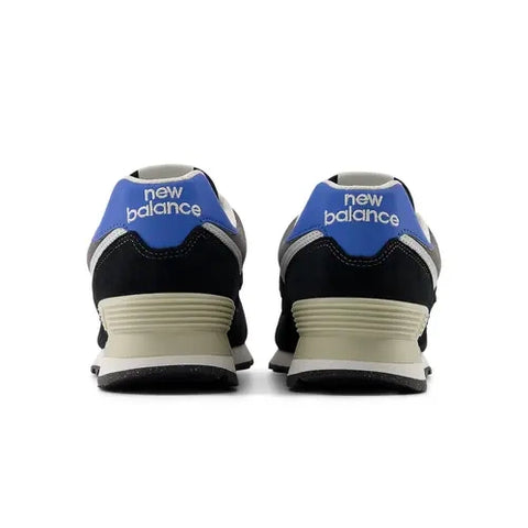New Balance 574 Negro / Azul real U574QRB