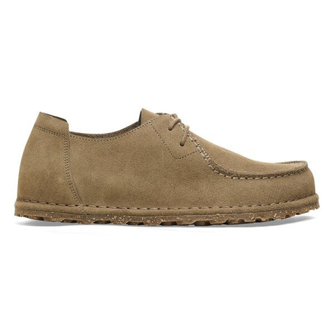 Utti de cordones de ante y cuero marrón