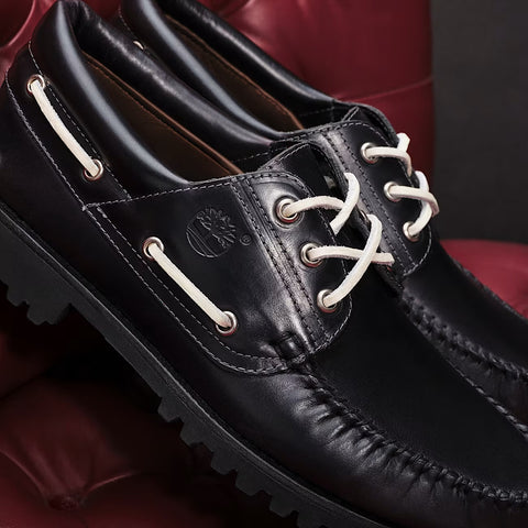 Zapato náutico Auth negro