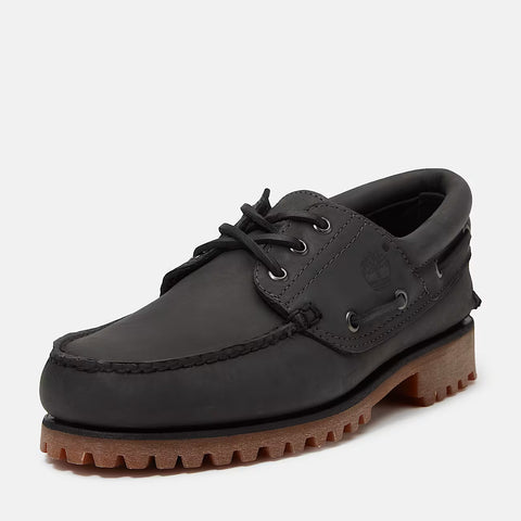 Zapato náutico Auth gris oscuro