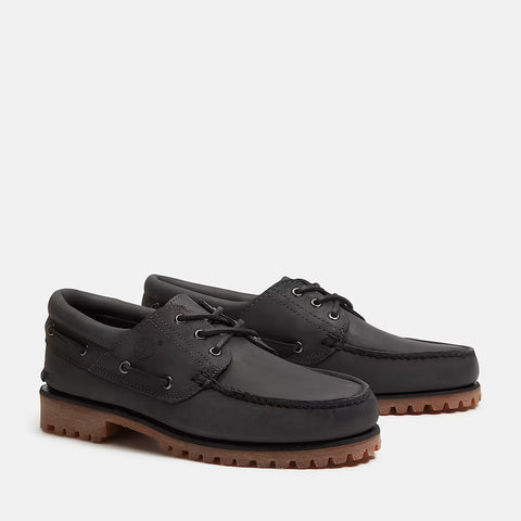 Zapato náutico Auth gris oscuro