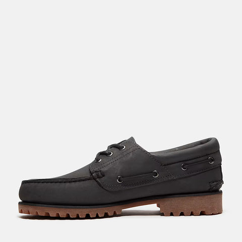 Zapato náutico Auth gris oscuro