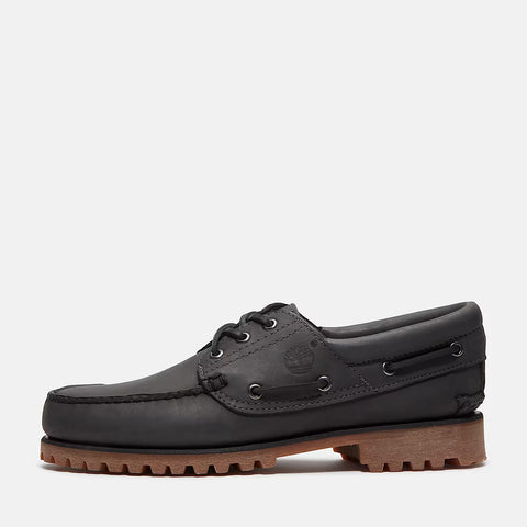 Zapato náutico Auth gris oscuro