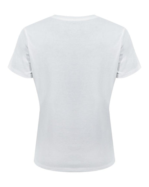 Camiseta de manga corta W Simple Branded blanca