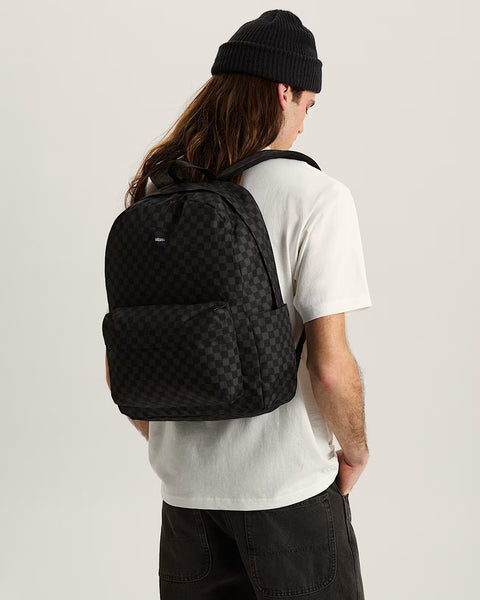Old Skool Check Negro | Carbón
