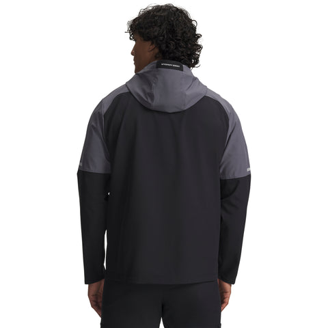 Chaqueta tejida Tech Utility negra y gris