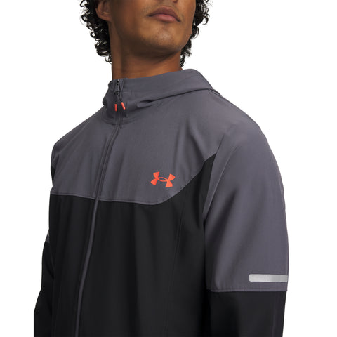 Chaqueta tejida Tech Utility negra y gris