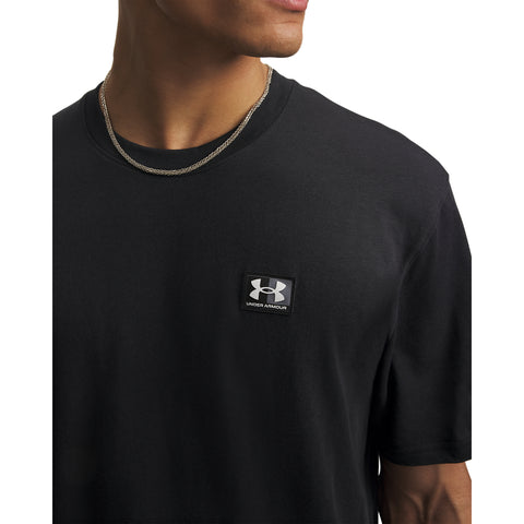UA M HWT LC PATCH SS Black