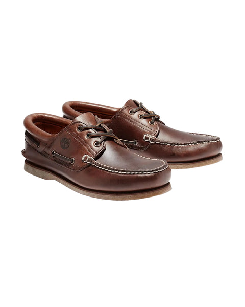 Classic Boat 3 Eye Padded Marrón