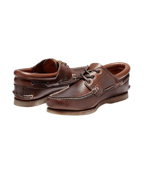 Classic Boat 3 Eye Padded Marrón