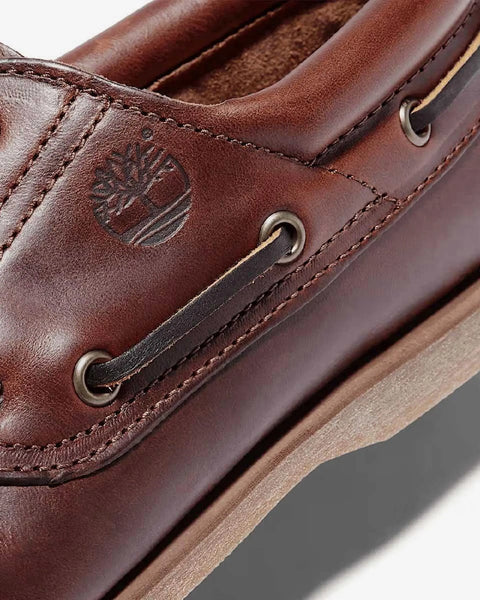 Classic Boat 3 Eye Padded Marrón