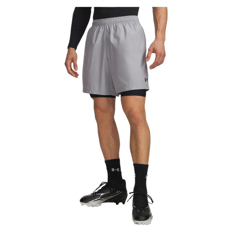 UA Tech Woven 7in Short Mod Gray