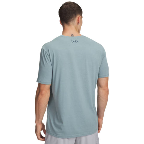 Team Issue Wordmark SS Serpentine | Jasper Blue